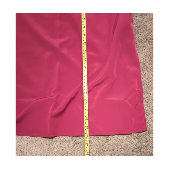 Roamans Dress 30W RED 2 Piece Set Midi Sleeveless Sheath & S/S Jacket/Shirt - Picture 4 of 11